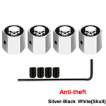 AUTCOAT Anti-theft Middle Finger Tire Valve Dust Caps | Universal Fit for Cars Trucks lifestyle view