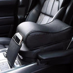 Ergonomic Soft Artificial Leather Car Armrest Pad Automotive Interior Center Console Box Protective Seat Cover with Curve Shape