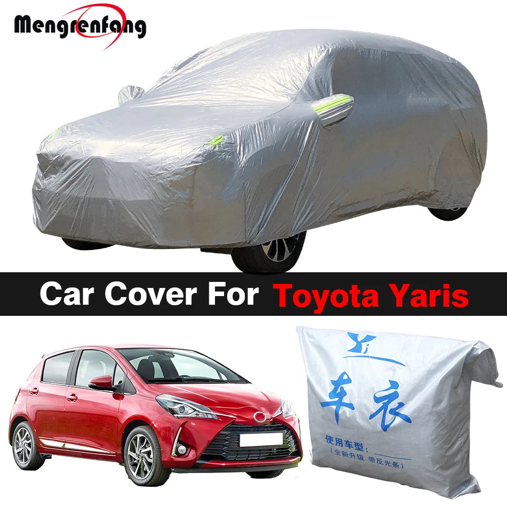 Outdoor Car Cover for Toyota Yaris Vitz | All-Weather Sun, Rain, Snow & Dust Protection