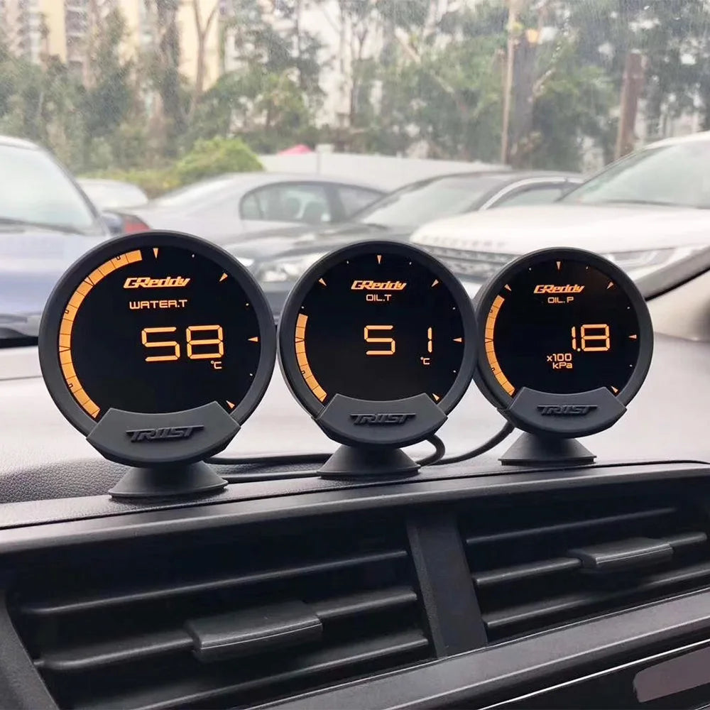 Greddi Sirius 7 Colors LCD Head Up Display Gauge | Multi-Function Car Monitor