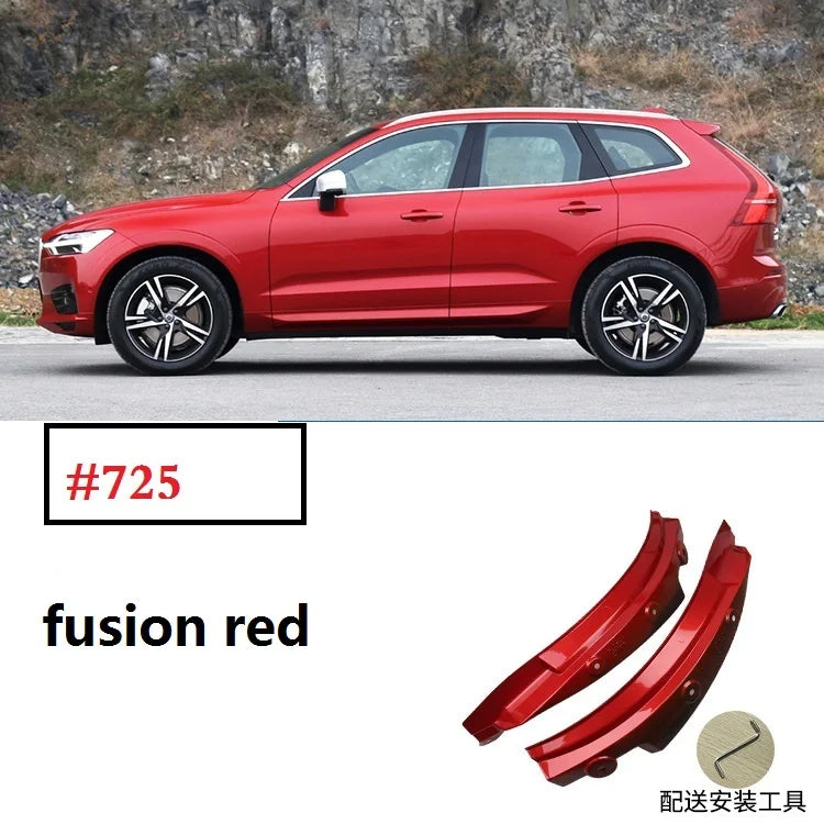 Volvo XC60 Mud Flaps (2018–2024) | Rear Wheel Fender Splash Guards with Blue Accent alternate view