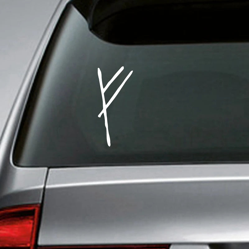 Fantasy Literature Movie Tolkien LOTR Gandalf's Mark Car Decal Decor, Classic Movie Insp detail view