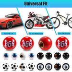 AUTCOAT 4/8Pcs Universal Car Tire Valve Caps | Dust Proof Stem Covers for Cars, Tru additional angle