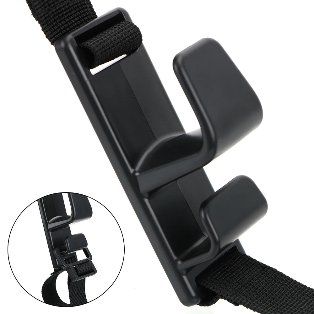 Car Headrest Hanger Hook for Bags and Umbrella close-up view