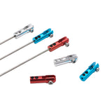 2PCS Piece Dia. 2mm Aluminum Steering Gear Rod Chuck Servo Positioning Steering Clip Seri Push Rod Clip