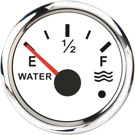 52mm 2 Inch Marine Boat Gauge Set | Oil Pressure Water Level Fuel Temperature Voltmete close-up view