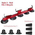 ROCKBROS Vacuum Suction Roof-Top Bike Carrier | Universal Car Rack for MTB and Road Bi close-up view