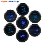 Dynoracing 52mm Digital Car Gauge Set | Turbo Boost Oil Temp Voltmeter Tachometer