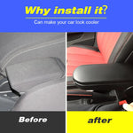 Vtear Armrest Cover Center Console Latch Clip Leather Lid Fit For Vw Polo 6r Golf Mk4 Bora Beetle Passat B5 Skoda Octavia Lavida