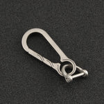 Titanium Buckles EDC Outdoor Tool Titanium Alloy Keychain Tiranium Buckle Key Ring Car A detail view