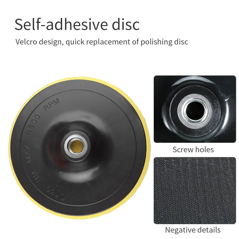 8-Piece Car Polishing Pad Kit | 3/5/7 Inch Sponge Buffing Discs for Auto Waxing and P lifestyle view
