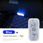 LED Touch Light Mini Wireless Car Interior Lighting Auto Roof Ceiling Reading Lamp fo lifestyle view