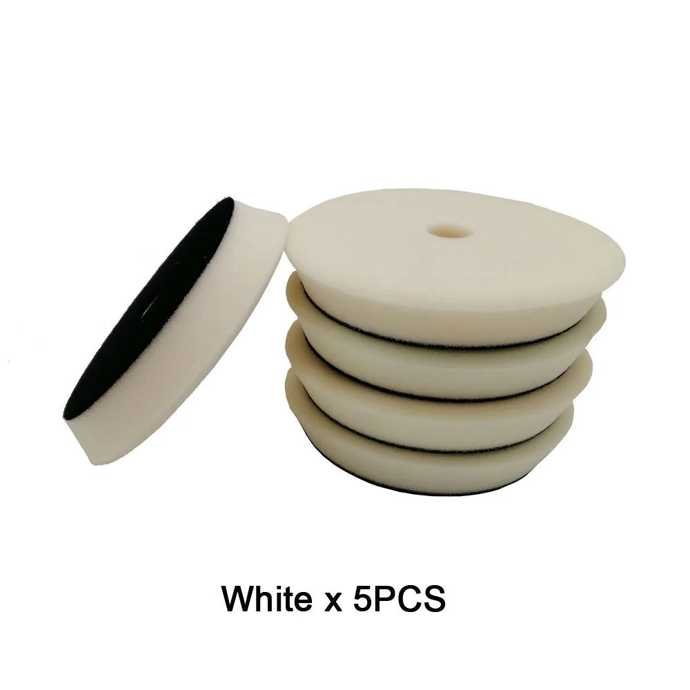 HUTU 3/5/6 Inch Polishing Pad Set | Europe Sponge Foam for Dual Action Polisher lifestyle view