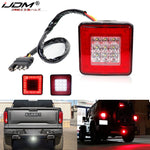 iJDM 2'' Hitch Receiver Brake Lamp,Tail Lamp,Reverse Light for Truck SUV Trailer Equipped Class 3/4/