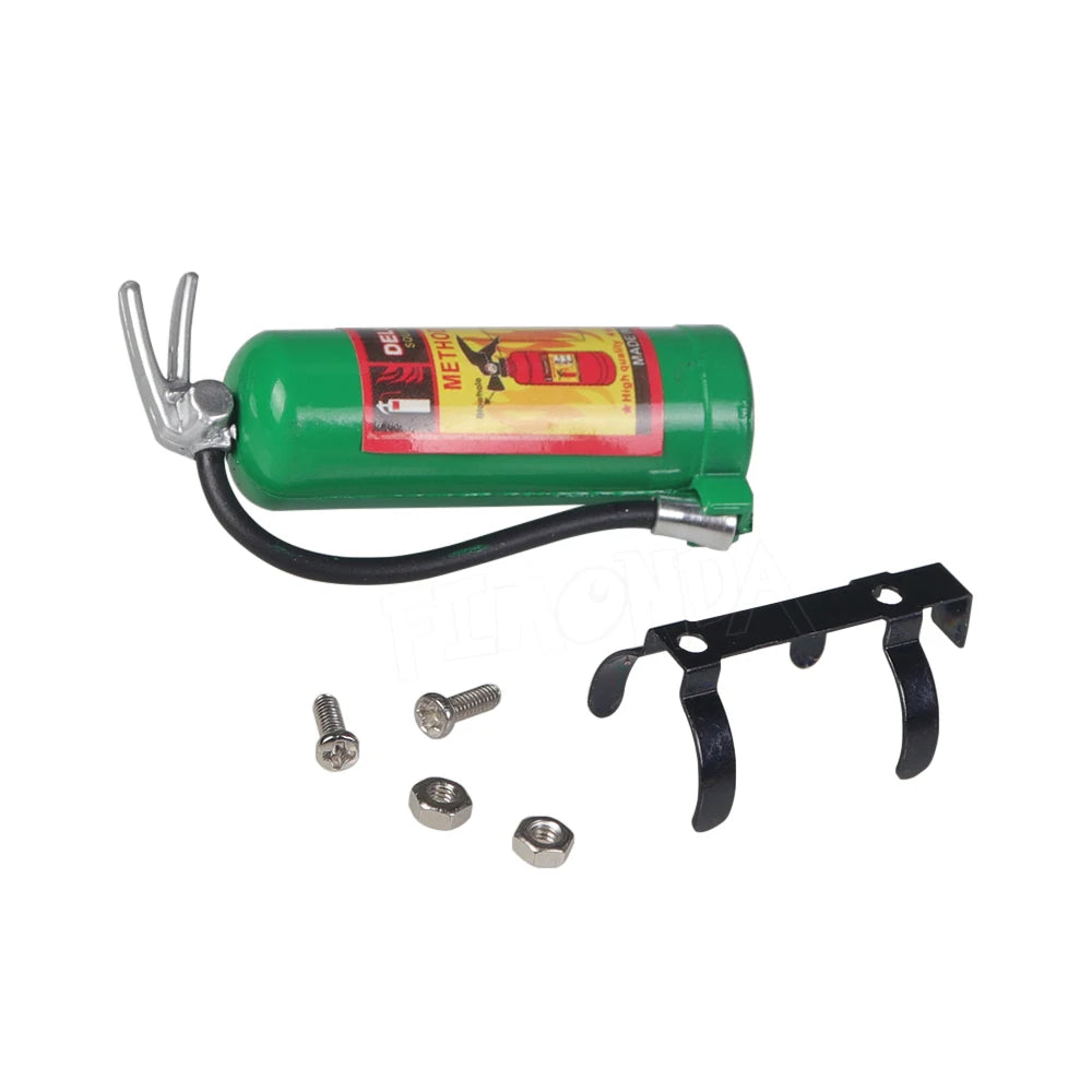 1/10 Scale Accessories Mini Fire Extinguisher for RC Car Rock Crawler Axial SCX10 Wrai close-up view