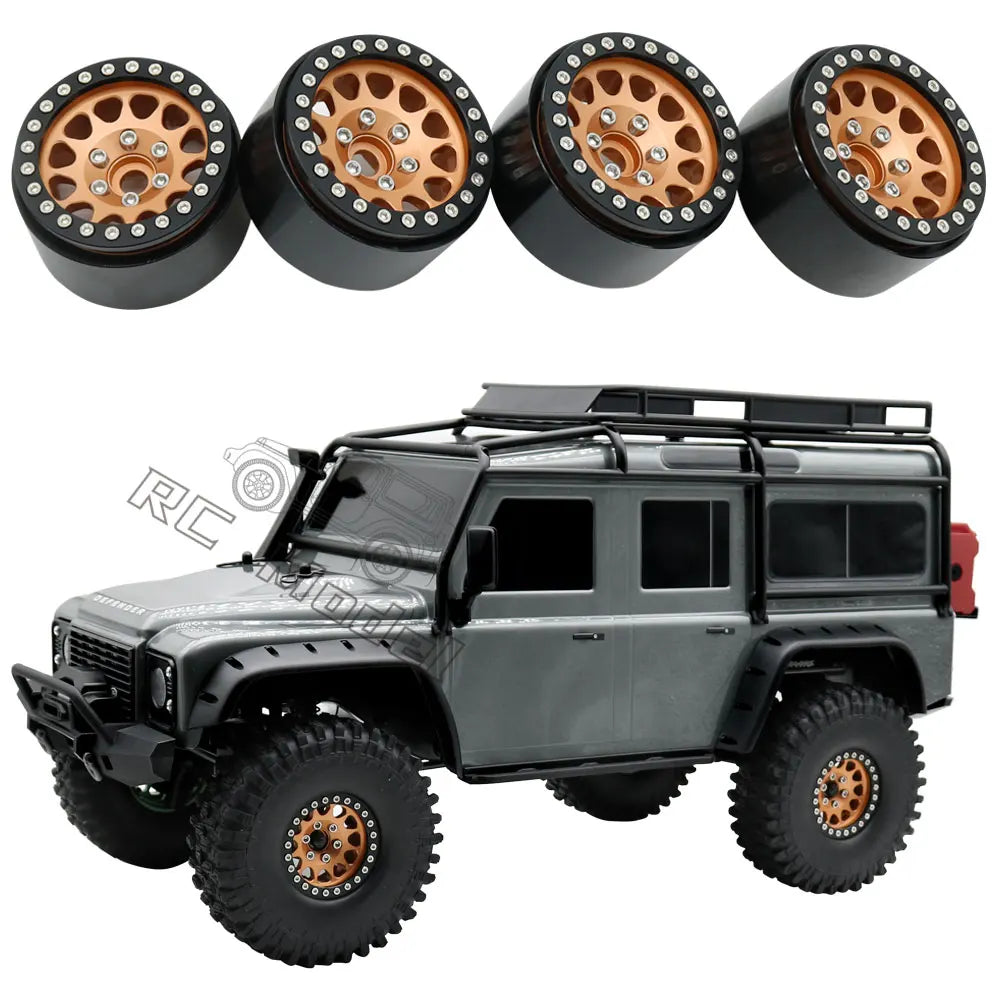 Metal 1.9 Beadlock Wheel Rim Hub for 1/10 RC Crawler D90 lifestyle view