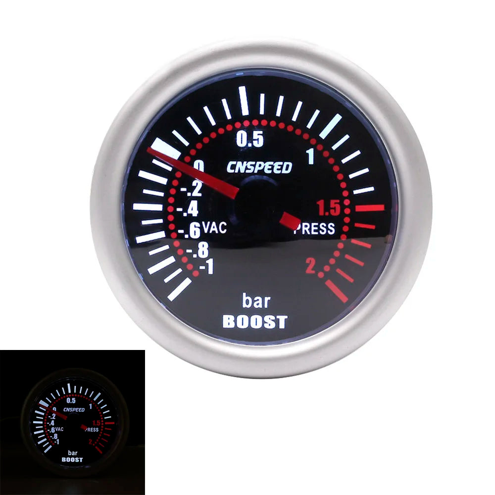 52mm Turbo Boost Gauge Kit with Adjustable Controller | Universal 2" Car Gauge alternate view
