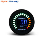 Dynoracing 2" 52MM Digital 20 LED Car Gauge | Multi-Function Gauge Set for 12V Vehicles detail view