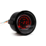 52mm 2 Inch Car Digital Turbo Boost Gauge with Sensor | Blue & Red LCD Display detail view