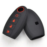 Silicone Car Key Case For Nissan Altima Maxima Murano Rogue Sentra Versa Titan Cover lifestyle view