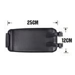 Black Grey Car Leather Center Console Armrest Box Cover Arm Rest Cover Latch Clip Catch for Audi A3 8P