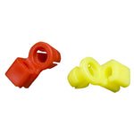 KE LI MI 60pcs(30pairs) Car Left Right Door Side Lock Latch Rod 4mm Size Clip Plastic close-up view