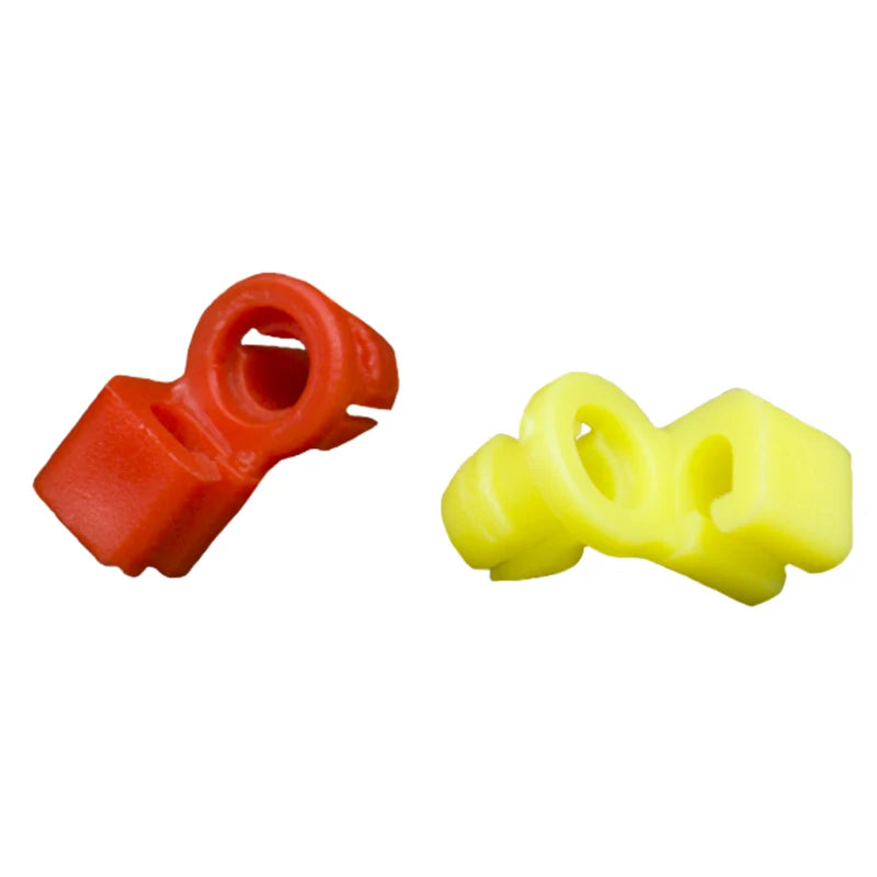 KE LI MI 60pcs(30pairs) Car Left Right Door Side Lock Latch Rod 4mm Size Clip Plastic close-up view