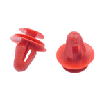 KE LI MI 100Pcs Car Interior Trim Door Panel Snap Fastener Clips Red Universal lifestyle view