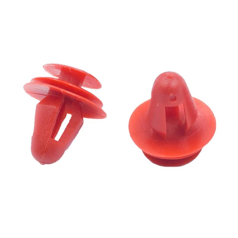 KE LI MI 100Pcs Car Interior Trim Door Panel Snap Fastener Clips Red Universal lifestyle view