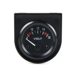 52mm Black Car Gauge Set | Volt Meter Water Temp Oil Pressure Fuel Level AMP Gauge Ki alternate view