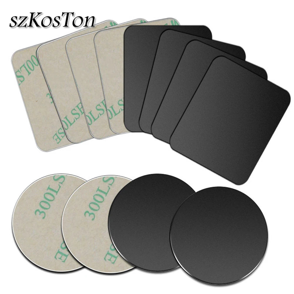 Metal Plate Sticker for Magnetic Car Phone Holder | Universal Iron Sheet Disk Mount