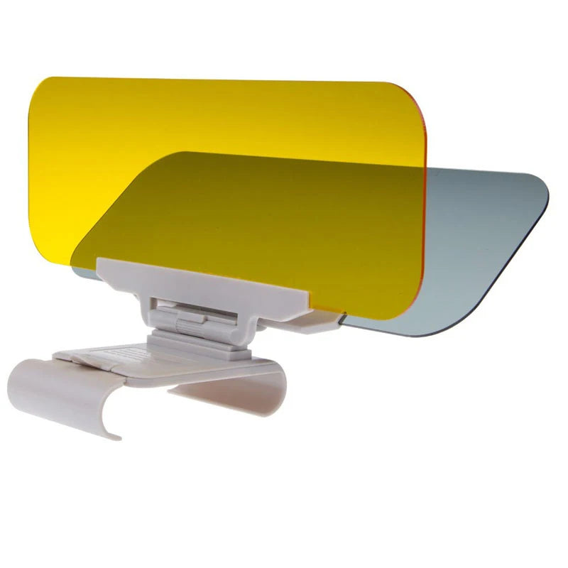 Car Sunshade Day and Night Sun Visor Anti-dazzle Goggles Clip-on Driving Vehicle Shield for Clear View Visor