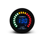 Dynoracing 52mm 20 LED Digital Car Gauge | Multipurpose 12V Auto Meter additional angle