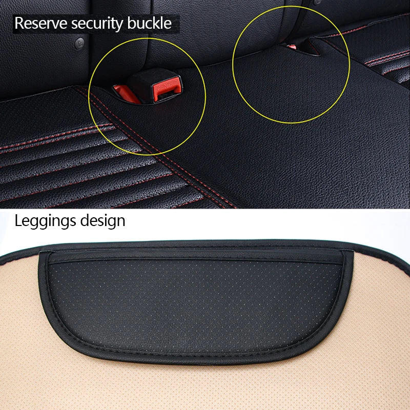 SEAMETAL PU Leather Car Seat Cover Universal Vehicle Seat Cushion Anti Slip Chair Protec detail view