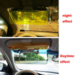 Car Sunshade Day and Night Sun Visor Anti-dazzle Goggles Clip-on Driving Vehicle Shield for Clear View Visor