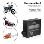 Digital Tach Hour Meter | Inductive Clip Style Waterproof Tachometer for Motorcycle C lifestyle view