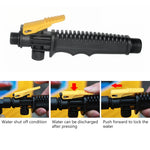 LEEPEE Long Handle Car Wash Cleaning Brush Retractable Water Flow Switch Foam Bottl additional angle