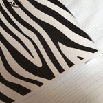 Camouflage Black White Zebra Vinyl Wrap Film Self Adhesive Decal Sticker Car Motorcycle detail view