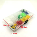 KE LI MI 160 Pieces Auto Universal Plastic Left Right Door Lock Rod Clip Side Faste additional angle
