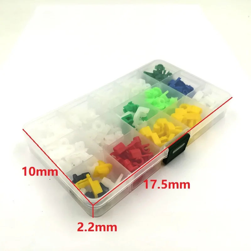 KE LI MI 160 Pieces Auto Universal Plastic Left Right Door Lock Rod Clip Side Faste additional angle