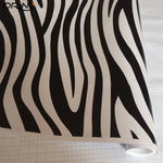 Camouflage Black White Zebra Vinyl Wrap Film Self Adhesive Decal Sticker Car Motorcycle Scooter Wrap