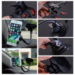 Crouch Car Phone Holder 360 Degree Flexible Dashboard Windshield Desk Stand close-up view