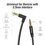 Vention 3.5mm Jack Audio Cable 3.5 Male to Male Cable Audio 90 Degree Right Angle AUX alternate view