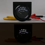 52mm Black Car Gauge Set | Volt Meter Water Temp Oil Pressure Fuel Level AMP Gauge additional angle