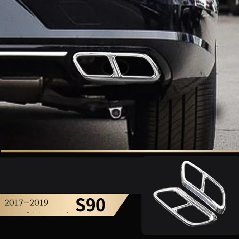 Car Accessories for Volvo XC60 XC90 S90 V90 XC40 S60 Exhaust Pipe Tail Stainless Stee alternate view