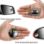 New Arrival 1 Pair Car Blind Spot Mirror Adjustable 360 Degree Rotatable Wide Angle Mirror Car waterproof Rear View Mirror