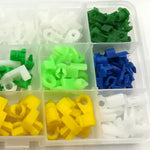 KE LI MI 160 Pieces Auto Universal Plastic Left Right Door Lock Rod Clip Side Fasteners detail view