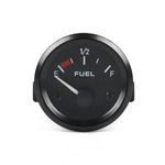 52mm Black Car Gauge Set | Volt Meter Water Temp Oil Pressure Fuel Level AMP Gauge Kit detail view