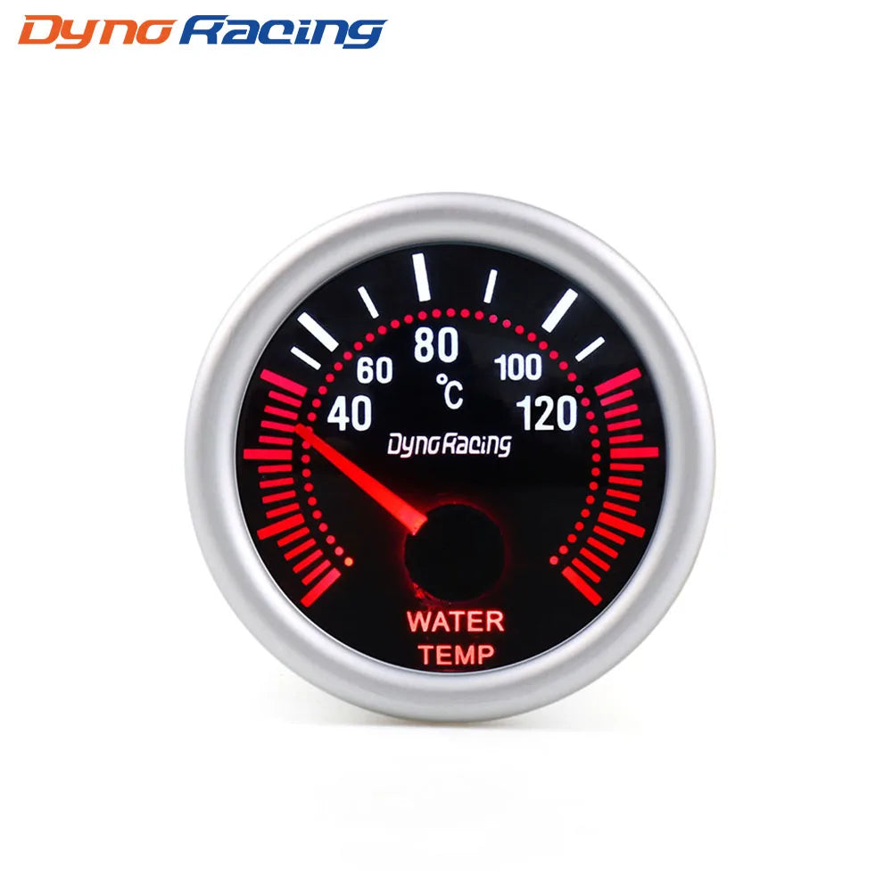 Dynoracing 2 Inch 52mm Universal Smoke Lens Digital Water Temp Temperature Gauge 40-120C 12V LED | C