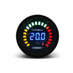 Dynoracing 52mm 20 LED Digital Car Gauge | Multipurpose 12V Auto Meter detail view
